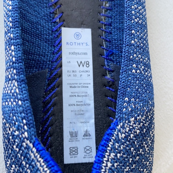 Rothy’s the point in indigo heather (retired) - Picture 4 of 4